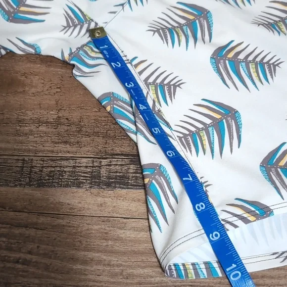 Patagonia Stretch Planing Boardshorts Size 35 In Fishbone Patterned Off-white - Picture 8 of 9